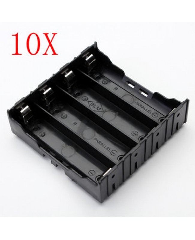 10Pcs E1A1 ABS Battery Box Holder For 4 x 18650