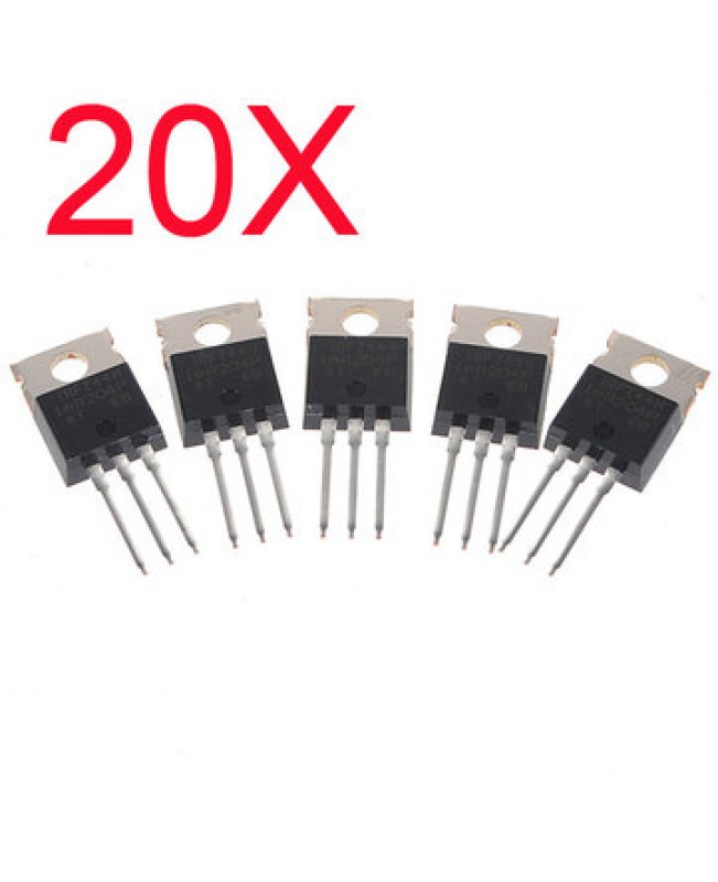 20Pcs IRFZ44N Transistor N-Channel Rectifier Power Mosfet