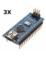 3Pcs ATmega328P Arduino Compatible Nano ...