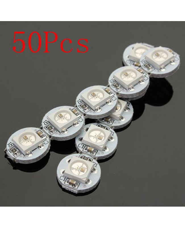 50Pcs DC 5V 3MM x 10MM WS2812B SMD LED Board Built-in IC-WS2812