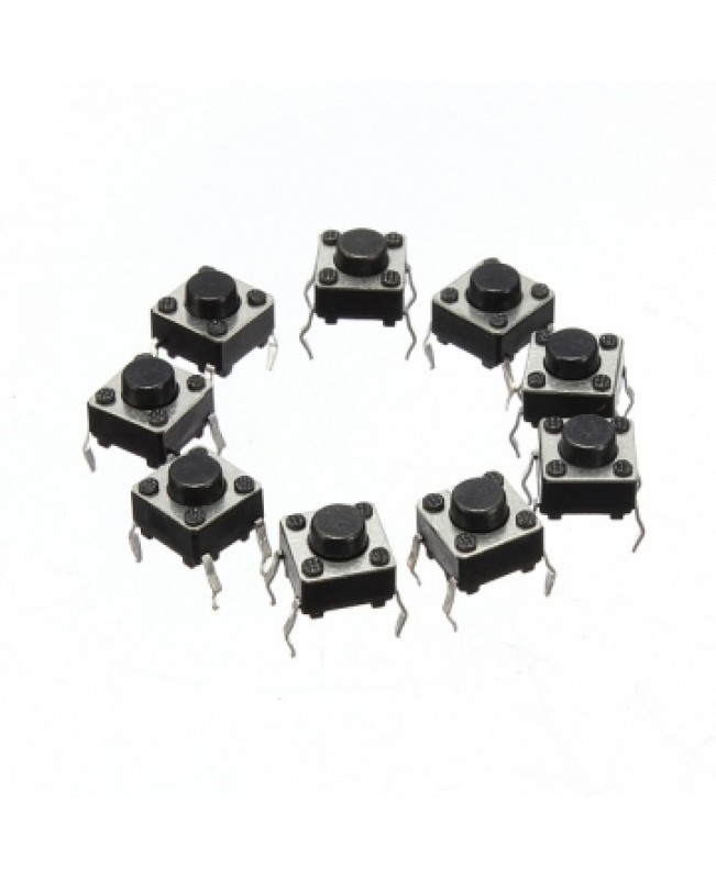 100pcs Mini Micro Momentary Tactile Tact Switch Push Button DIP