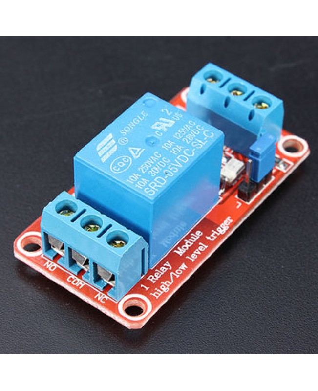 5V 1 Channel Level Trigger Optocoupler Relay Module For Arduino