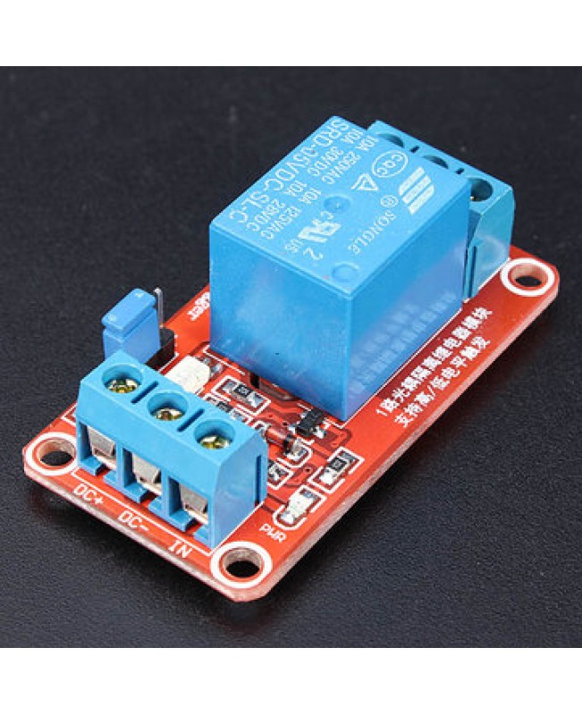 5V 1 Channel Level Trigger Optocoupler Relay Module For Arduino
