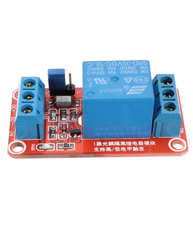 5V 1 Channel Level Trigger Optocoupler Relay Module For Arduino