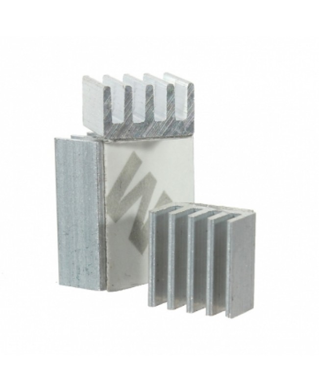 3pcs Adhesive Aluminum Heat Sink Cooler Kit For Cooling Raspberr
