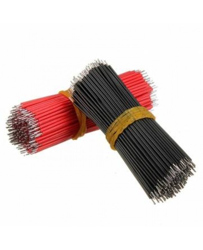 400Pcs 6cm Breadboard Jumper Cable Electronic Wires Black Red Co