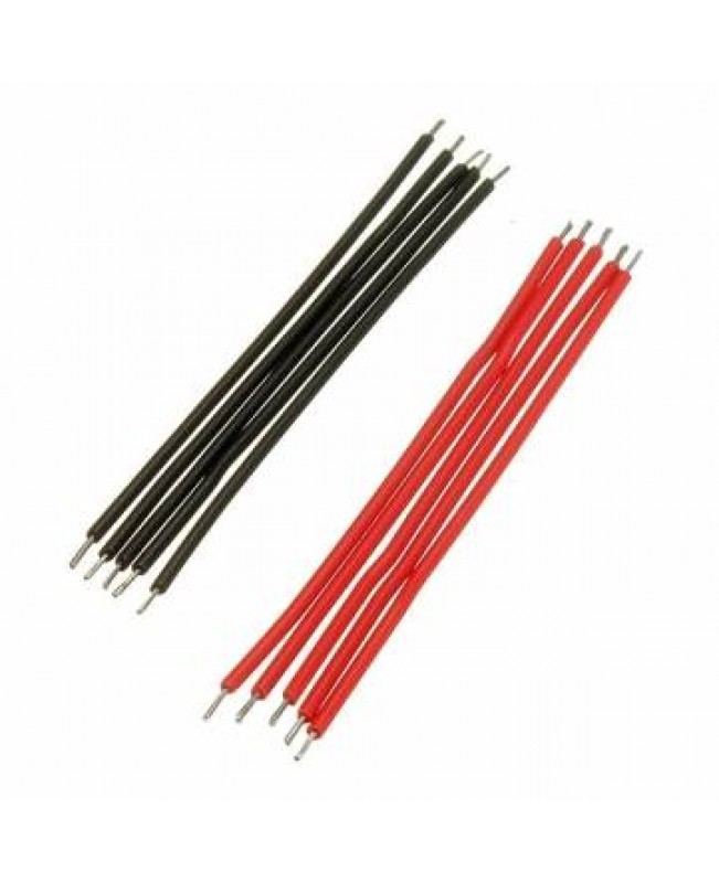 400Pcs 6cm Breadboard Jumper Cable Electronic Wires Black Red Co