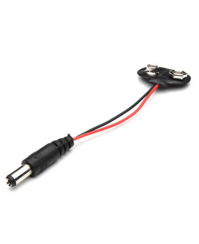 5Pcs DC 9V Battery Button Power Cable Tieline For Arduino