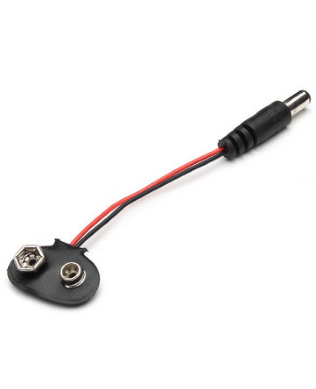 5Pcs DC 9V Battery Button Power Cable Tieline For Arduino