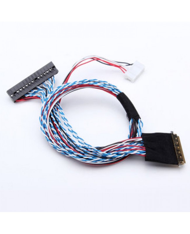 40Pin 2 Channel 6 Bit LED LCD LVDS Screen Cable