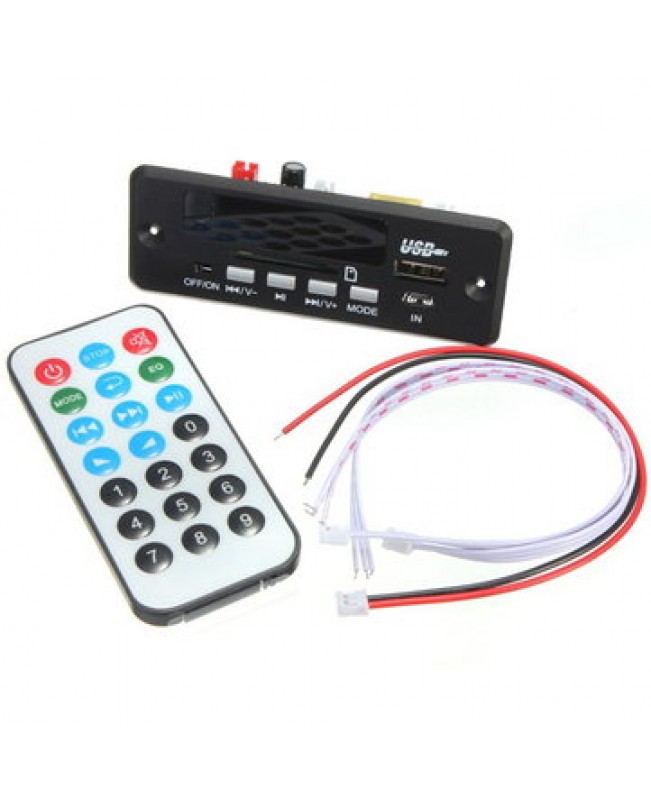 7-12V Handsfree Bluetooth MP3 Decoder Board With Bluetooth Modul