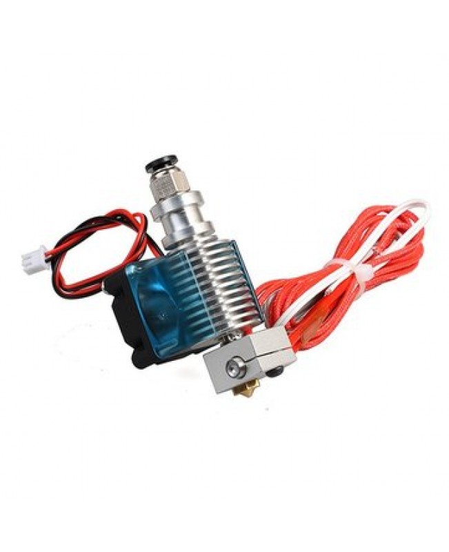 0.3mm E3D-V6 Metal 3D Printer Extrusion Head Nozzle With Fan