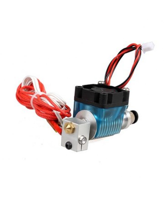 0.3mm E3D-V6 Metal 3D Printer Extrusion Head Nozzle With Fan