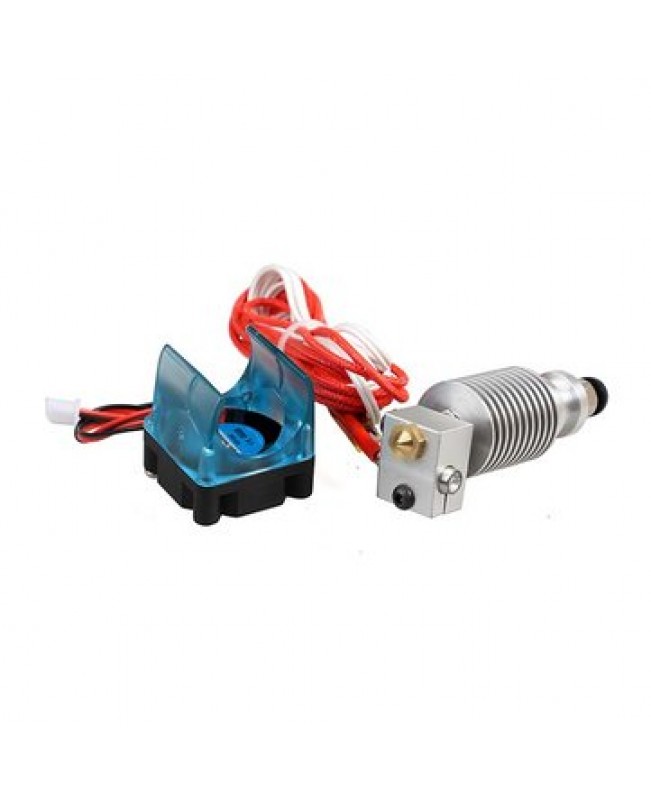 0.3mm E3D-V6 Metal 3D Printer Extrusion Head Nozzle With Fan