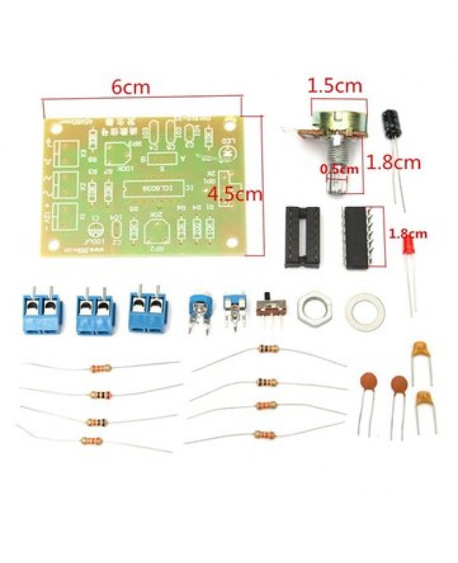 DIY ICL8038 Function Signal Generator Module Sine Square Triangl