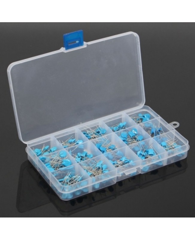15 Value 300Pcs High Voltage Ceramic Capacitors Assortment Assor