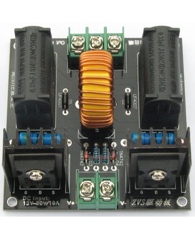 DIY ZVS Tesla Coil Power Supply Boost Voltage Generator Drive Bo