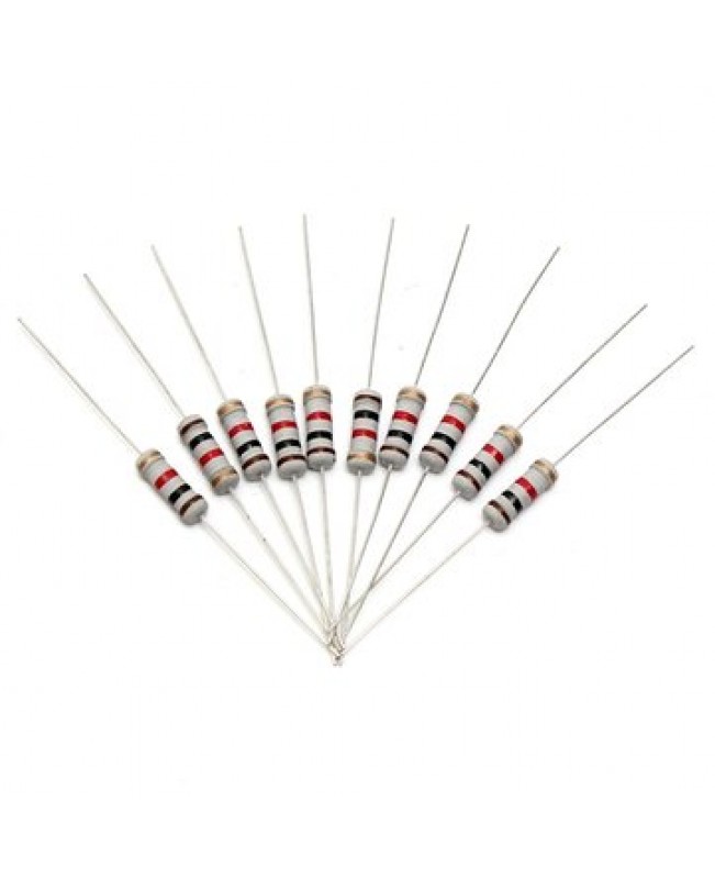 200Pcs 20 Value 1W 5% Resistors Resistance Assortment Kit 10 Ohm