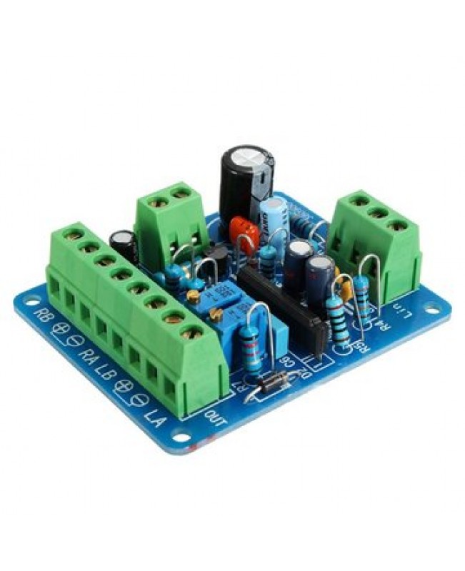 Audio Level Amp Driver Board With Two VU Meter