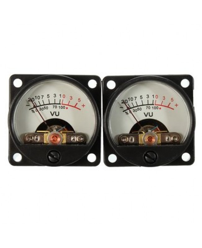 Audio Level Amp Driver Board With Two VU Meter