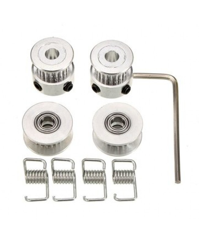 GT2 20 Teeth Aluminium Timing Pulley 2.5M 2GT Belt For 3D Printe GT2 20 Teeth Aluminium Timing Pulley 2.5M 2GT Belt For 3D Printe