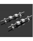 2Pcs 8mm 300 mm Hardened Shaft Rods +  4...