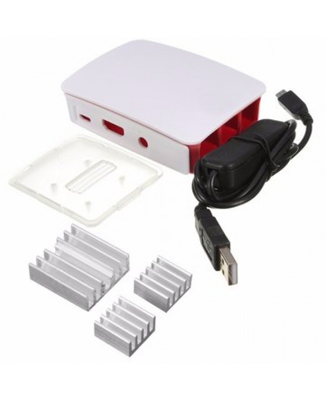 Protective Enclosure Case With USB Power Cable And Aluminum Heat