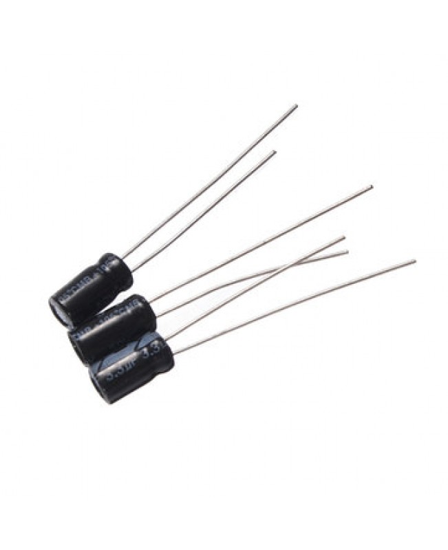 215Pcs 15 Values 0.1uF-330uF Mix Electrolytic Capacitor Kit With