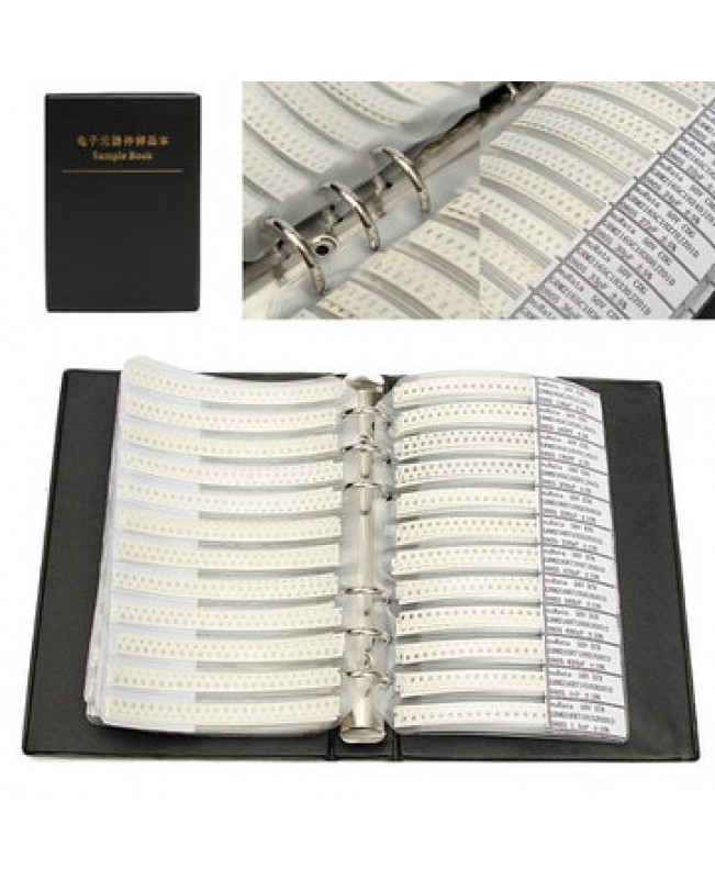 0805 SMD Chip Capacitor Sample Book 92 Values 0.5pF~10uF Assortm