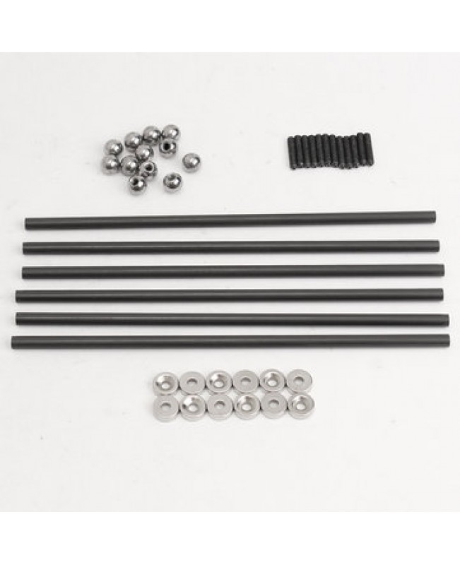 200MM 4x6 MM Diagonal Push Rod L200 With Magnetic Ball Joint And