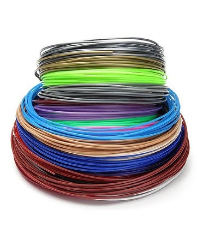 20pcs 100m Total 1.75mm PLA Printing Filament Modeling For 3D Pr
