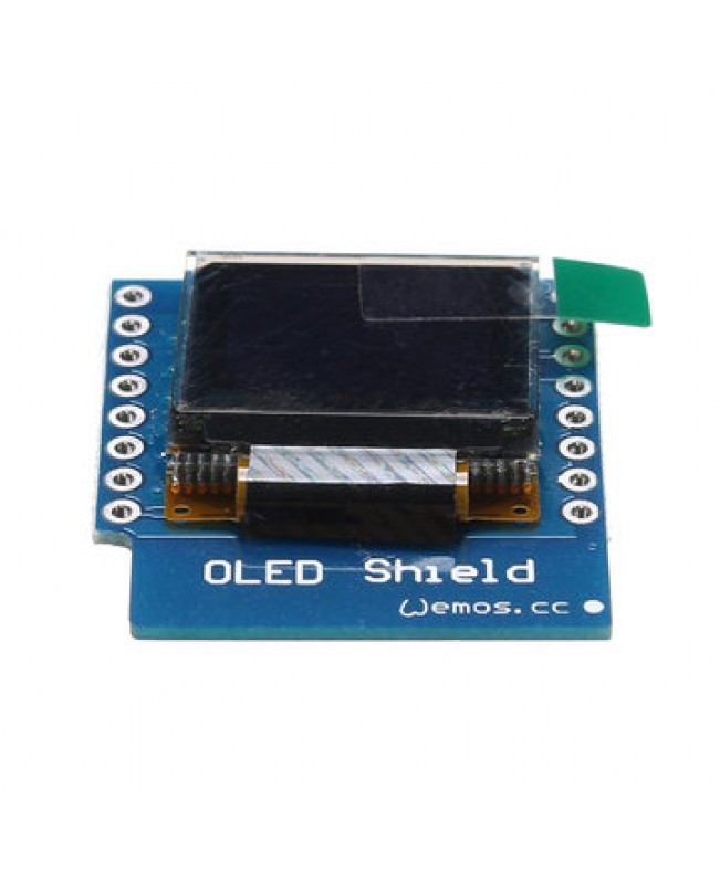 0.66 Inch OLED Shield For WeMos D1 Mini 64X48 IIC I2C Compatible