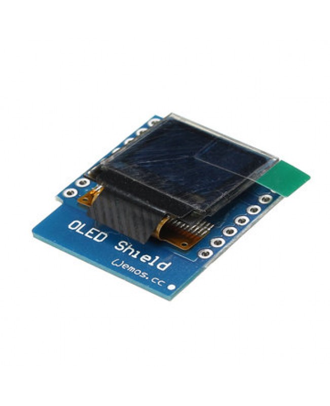 0.66 Inch OLED Shield For WeMos D1 Mini 64X48 IIC I2C Compatible