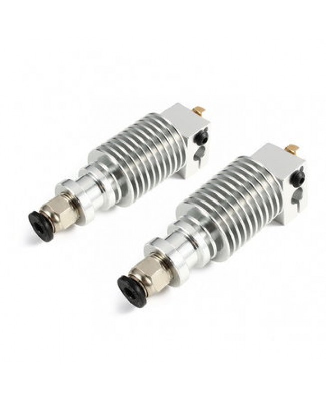 E3D V6 Double Extrusion Head With M4 Effector Aluminum Fisheye D E3D V6 Double Extrusion Head With M4 Effector Aluminum Fisheye D
